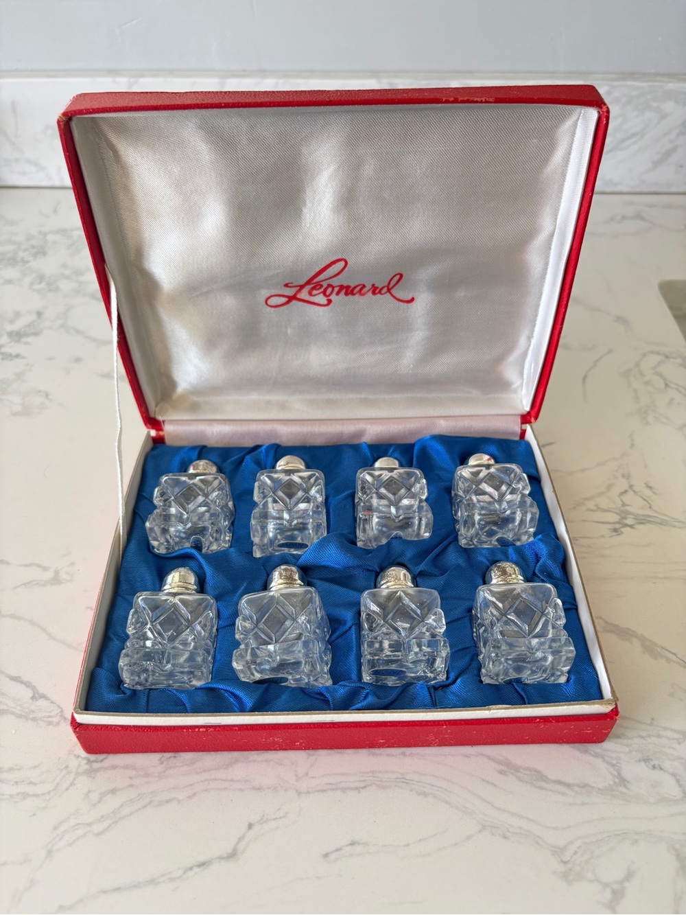 Vintage Set of 8 salt and pepper shakers